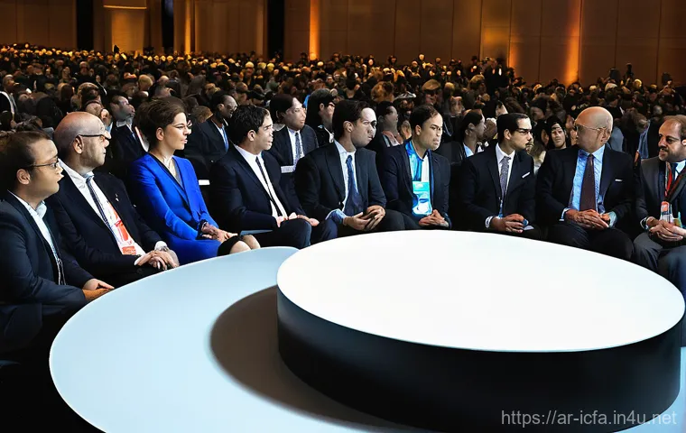 CFA 취득 후 네트워킹 방법 - **Image Prompt 2: Digital Thought Leadership and Professional Engagement**
    A focused male or fem...