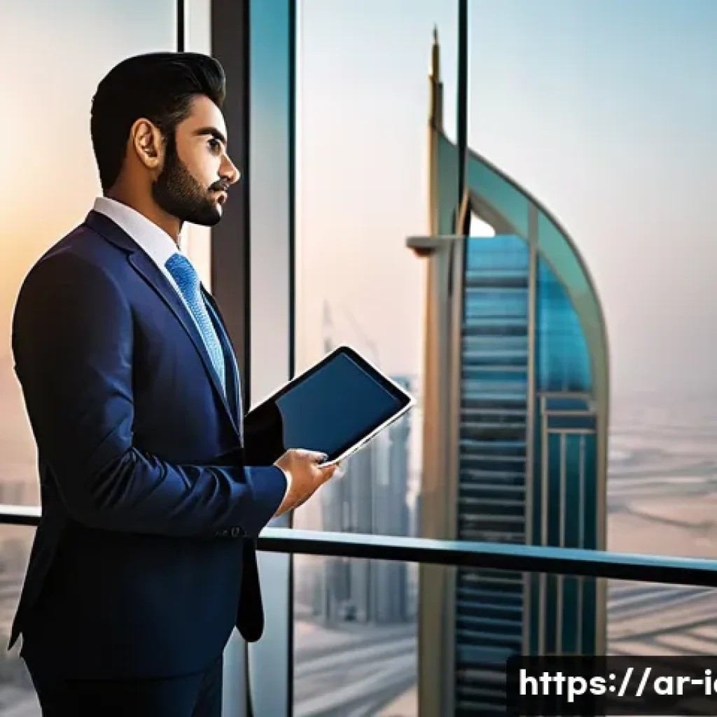 CFA와 금융권 연봉 협상의 포인트 - **Prompt 1: "A confident and successful Arab financial professional, either male or female in their ...